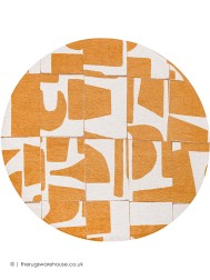 Papercut Gold Circle Rug - Thumbnail - 9