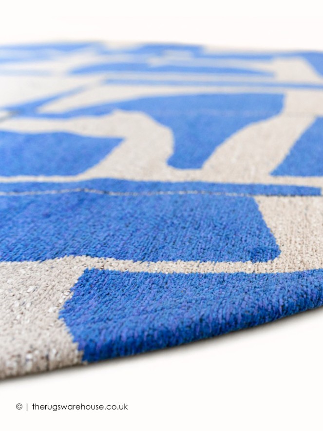 Papercut Campanula Circle Rug - 3