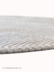 Shell Beige Circle Rug - Thumbnail - 3