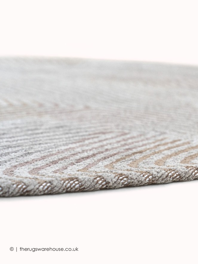 Shell Beige Circle Rug - 3
