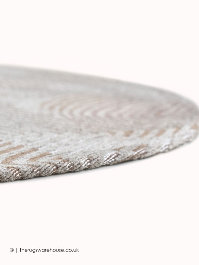 Shell Beige Circle Rug - 6
