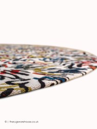 Street Graf Circle Rug - Thumbnail - 4