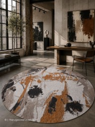 Middle of Fresque Circle Rug - Thumbnail - 2