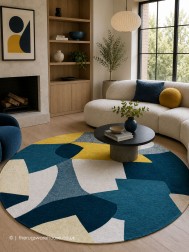 Duck Song Circle Rug - Thumbnail - 2
