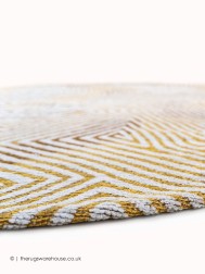 Yellow Hippy Circle Rug - Thumbnail - 3