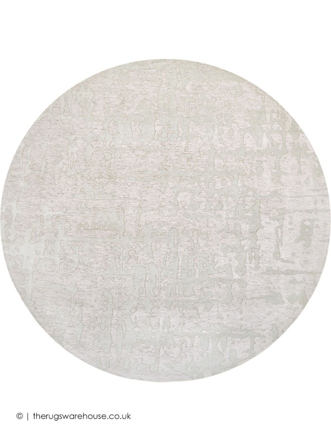 Dry Beige Circle Rug - 7