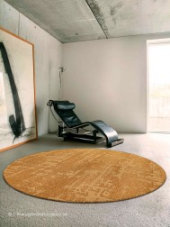 Madagascar Gold Circle Rug - Thumbnail - 2