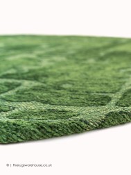 Perrier's Green Circle Rug - Thumbnail - 4