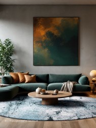 Sol Dragonfly Circle Rug - Thumbnail - 2