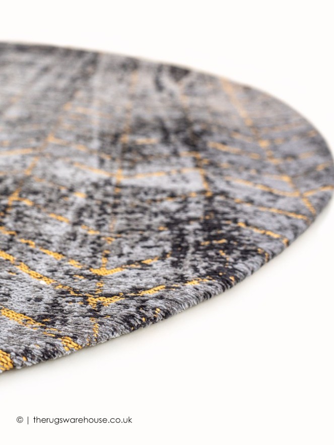 Broadway Glitter Circle Rug - 4