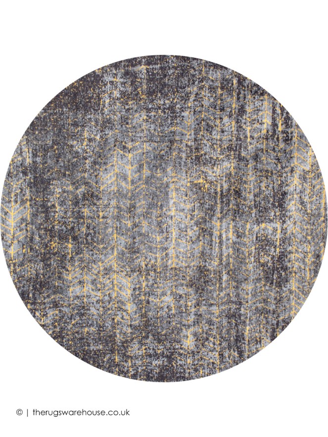 Broadway Glitter Circle Rug - 5