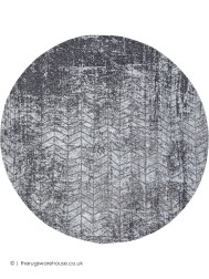 Harlem Contrast Circle Rug - Thumbnail - 5