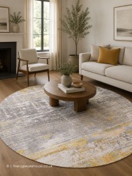 Sea Bright Sunny Circle Rug - Thumbnail - 2