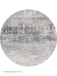Conney Grey Circle Rug - Thumbnail - 5