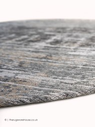 Conney Grey Circle Rug - Thumbnail - 3