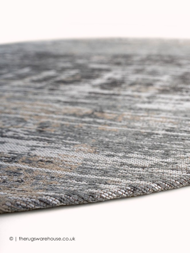 Conney Grey Circle Rug - 3
