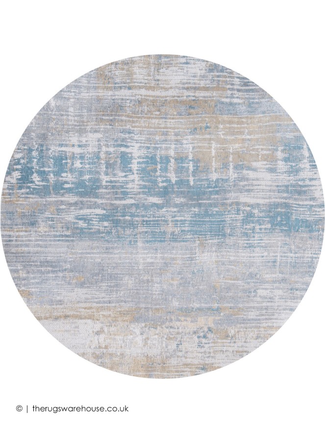 Long Island Blue Circle Rug - 5
