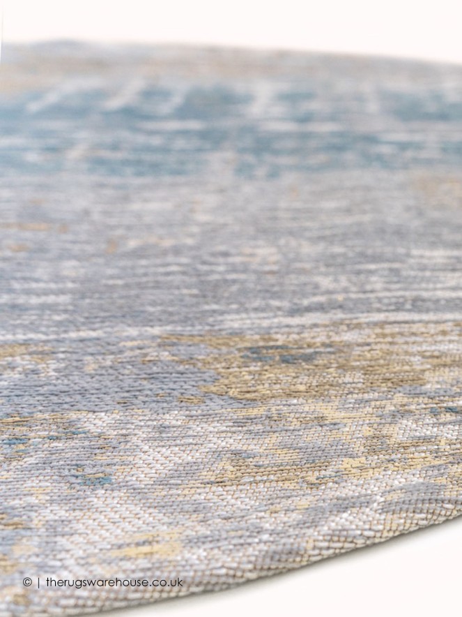 Long Island Blue Circle Rug - 3