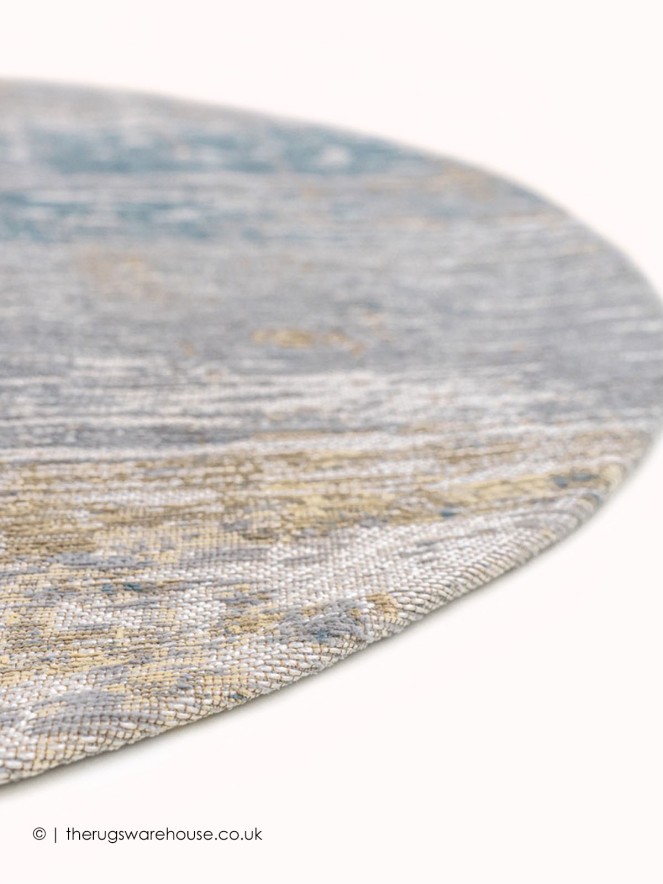 Long Island Blue Circle Rug - 4