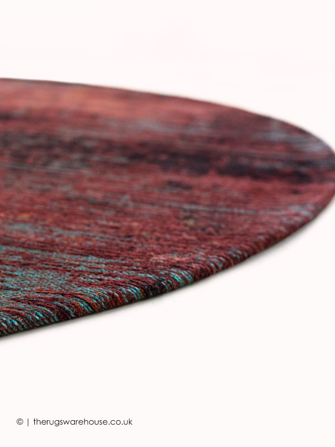 Nassau Red Circle Rug - 4