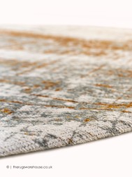 Columbus Gold Circle Rug - Thumbnail - 3