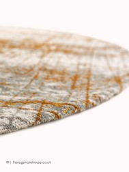 Columbus Gold Circle Rug - Thumbnail - 4