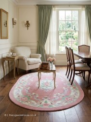 Ming Rose Oval Rug - Thumbnail - 2