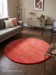 Comfort Coral Circle Rug - Thumbnail - 2