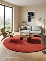 Comfort Peach Circle Rug - Thumbnail - 2
