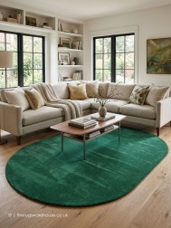 Comfort Green Oval Rug - Thumbnail - 2