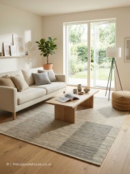 Ovola Grey Ivory Rug - Thumbnail - 2