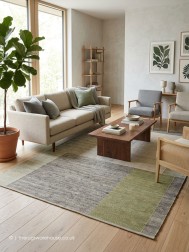 Ovola Grey Green Rug - Thumbnail - 2