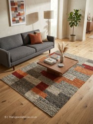 Meru Orange Mix Rug - Thumbnail - 2
