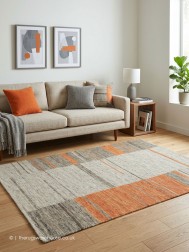 Trace Orange Rug - Thumbnail - 2