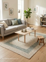 Remo Due Smoke Teal Rug - Thumbnail - 2