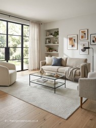 Belgrave White Rug - Thumbnail - 2