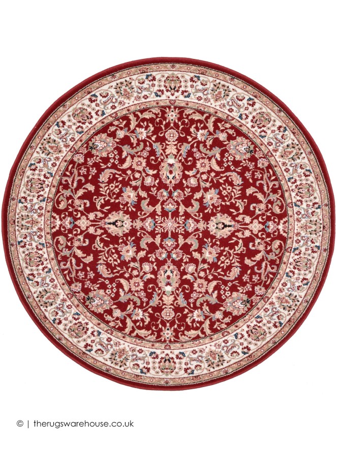 Shahinaz Red Circle Rug - 8
