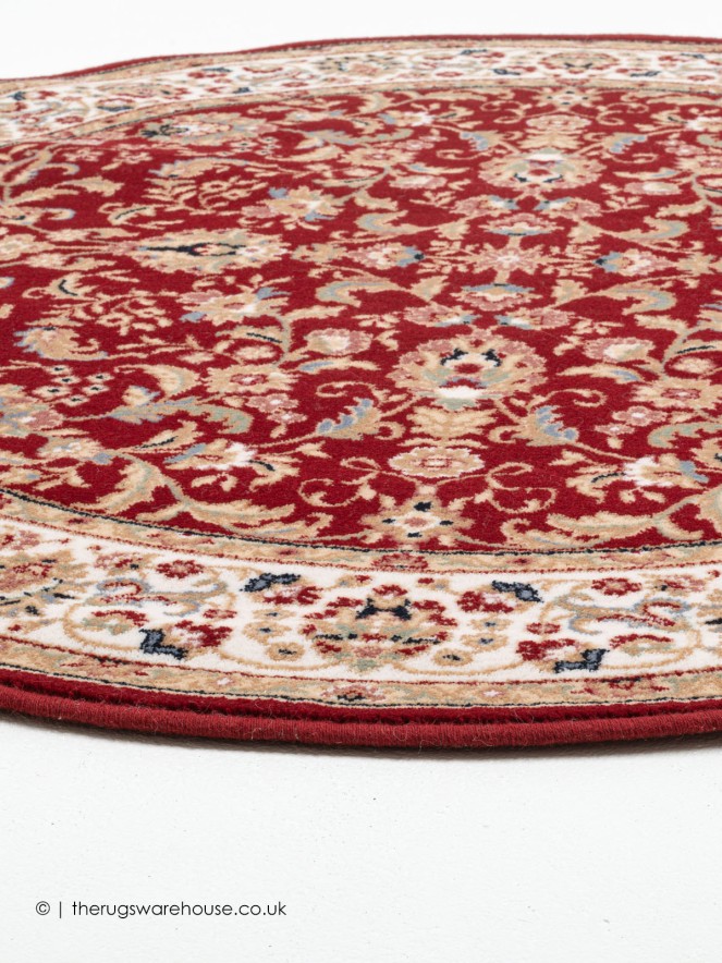 Shahinaz Red Circle Rug - 4