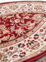 Shahinaz Red Circle Rug - Thumbnail - 5