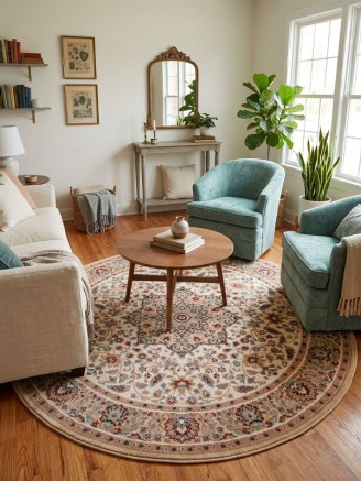 Chirbek Beige Circle