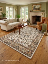 Isfahan Orient Beige Rug - Thumbnail - 2