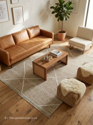 Barderup Beige Rug - Thumbnail - 2