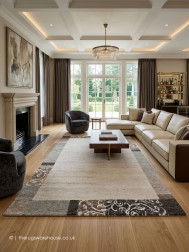 Ocean Beige Rug - Thumbnail - 2