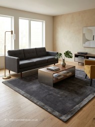 Bogota Grey Square Rug - Thumbnail - 2