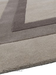 Bratislava Taupe Square Rug - Thumbnail - 3