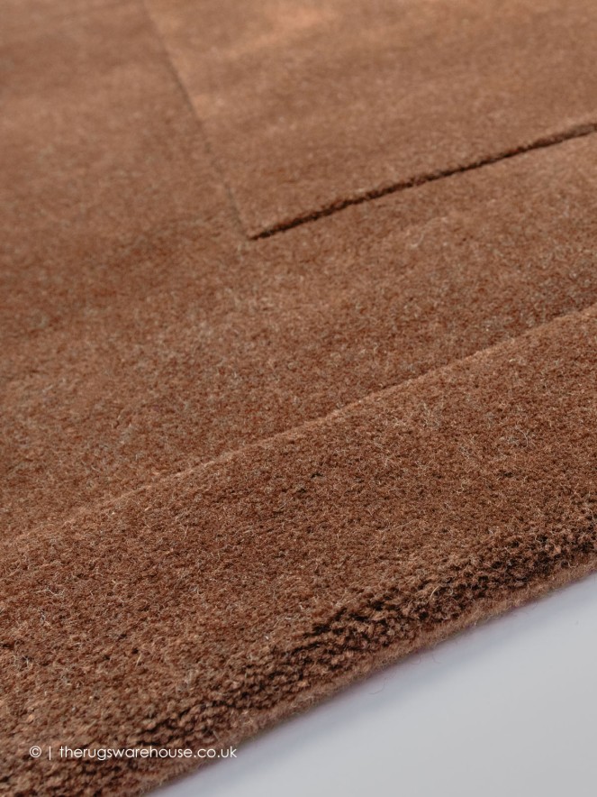 Monza Brown Square Rug - 3