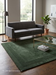 Monza Green Square Rug - Thumbnail - 2