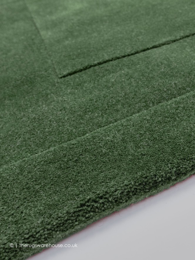 Monza Green Square Rug - 3