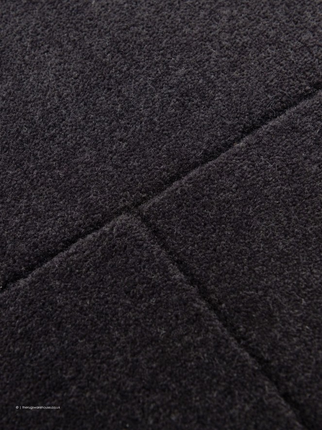Helsinki Charcoal Square Rug - 6