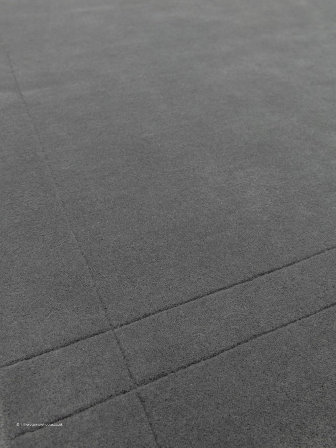 Brasilia Grey Square Rug - 5